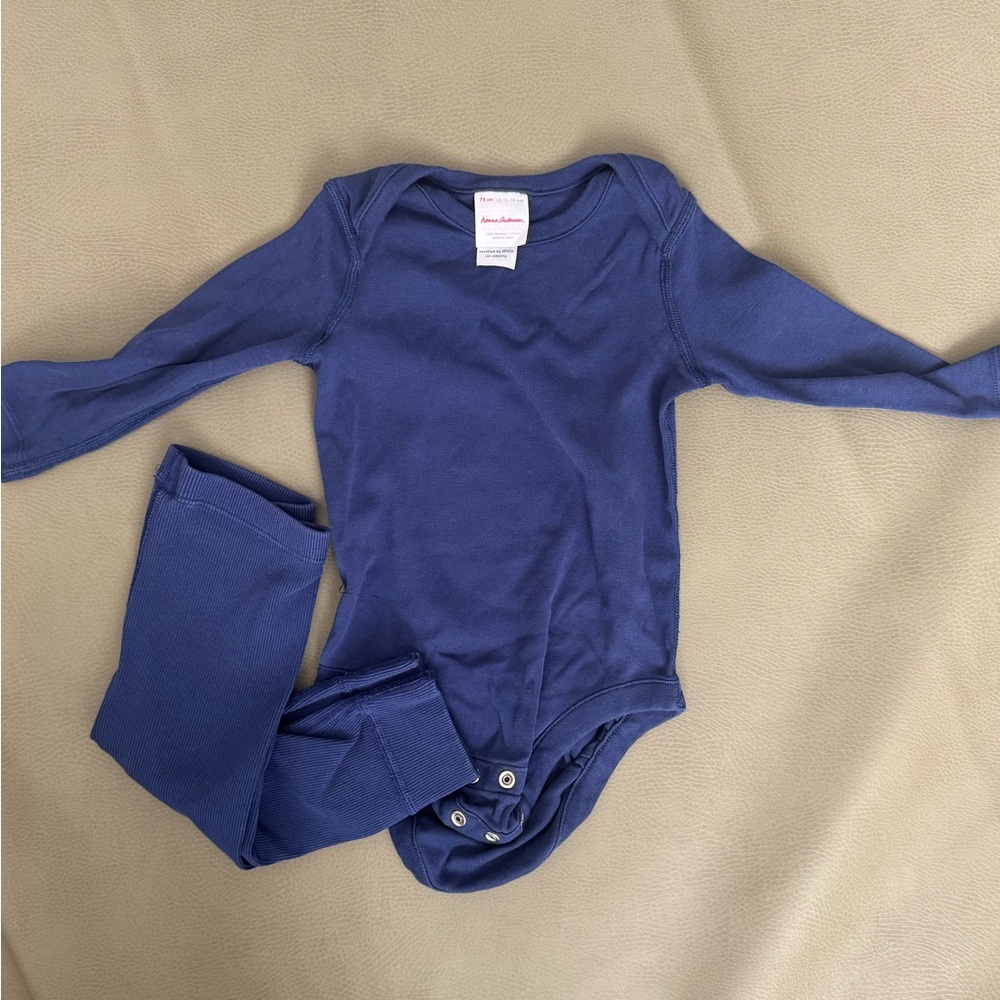 Hanna Andersson matching blue set
